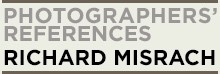 Logo: PHOTOGRAPHERS' REFERENCES: RICHARD MISRACH
